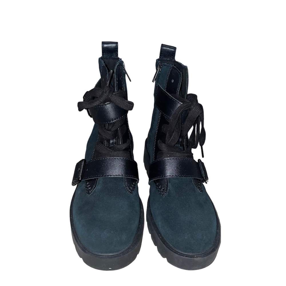 Ugg zorrah waterproof mix leather combat boots - Picture 6 of 13